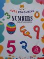 Kids Colouring  Numbers - English And Nepali. 