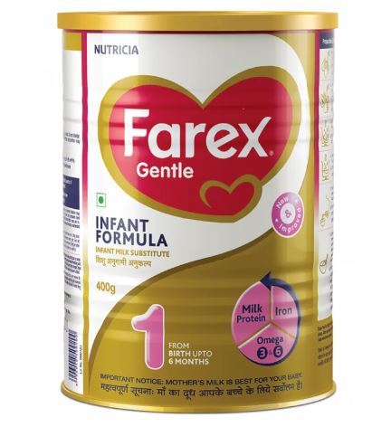 Farex Gentle Infant Formula (Stage 1) (400 g, Upto 6 Months)