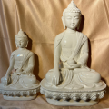 White Buddha Statue (6 inch). 