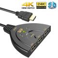3 Port 4K Hdmi Switch 3 In 1 Out With High Speed Switch Splitter. 