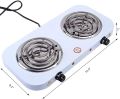 Echulo  Double Burner Hot Plate Cooker Portable Electric Stove, 2000W. 