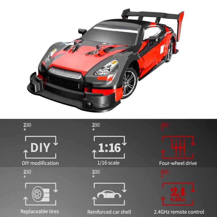 2.4GHz%204WD%20RC%20Drift%20Car%201/16%2030km/h%20RC%20Race%20Car%20RTR%20-%20Image%204