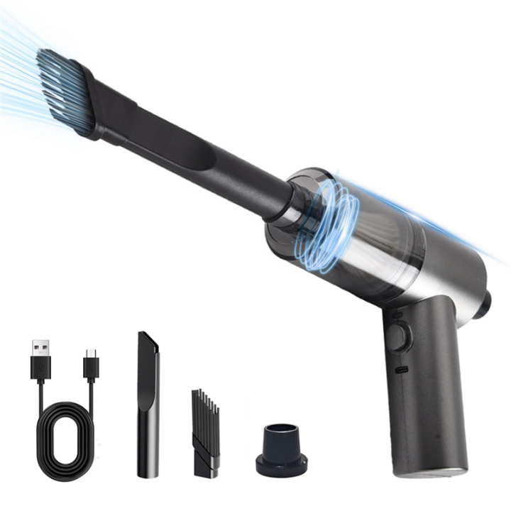 ARELENE Portable Car Vacuum Handheld Vacuum Cordless,Rechargeable Dual Use Wet and Dry Car Cleaning Tool for Kitchen Beauty