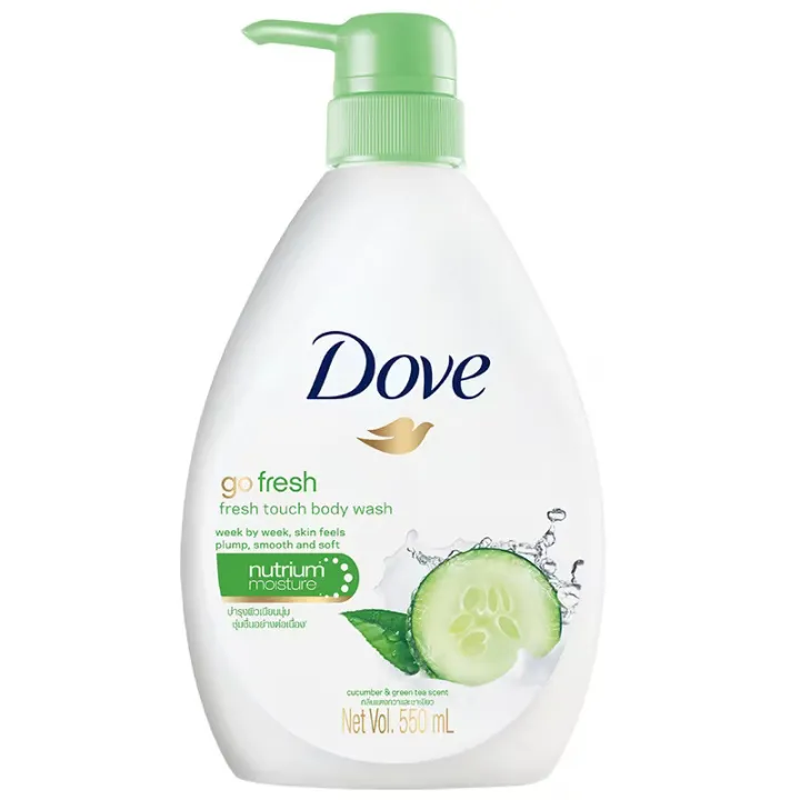 Dove Body Wash Cucumber 550ml