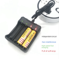 1 Piece Li-Ion Battery Charger Adapter DC 1.2A Output 4 Slots for 18650 Rechargeable Lithium Battery Charger EU Plug. 