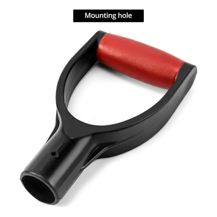 NAMUNY%202%20Pack%201-1/4Inch%20Polypropylene%20Plastic%20Spade%20Handle%20Shovel%20D%20Grip%20Handle%20for%20Digging%20Raking%20Tools%20-%20Image%204