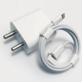 ElectraByte Two Pin i-phone 20W Charger  Power Adapter With USB-C To Lightning Cable. 