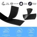 TMS 10 Meters of Velcro / Charchare Multipurpose Imported 1 Inch X 1 Yard Sew-on Hook and Loop Tape - Black. 