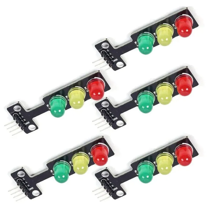Spreeshop%205PCS%20Mini%20Traffic%20Light%20LED%20DC%205V%205MM%20Display%20Module%20DIY%20Project%20Kit,%20Traffic%20System%20Model%20Traffic%20Light%20-%20Image%203