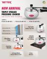 Better Triply Steelux Pressure Cooker 2 LTR  || Premium Stainless Steel 304 || Induction Friendly and Fast Cooking || Great Heat Retention || Shiny Mirror Finish || Lab Tested Whistle Pressure Release System  ||5 years warranty|| Available in 2L, 3L, 5L. 