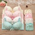 WENYAN teenage underwear young teens in lingerie young girls bras and panties sets kids bra small size 12/14/15 year old clothing child. 