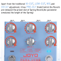 -31 Guitar Effect Pedal Stereo Input/Output,9Reverb Types Studio-Grade Sound Quality. 