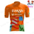 NEW ARRIVAL 2023 Kids Cycling Jersey Euskaltel Euskadi Team Set Boys Girls Cycling Clothing Children Road Bike Suit. 