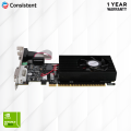 Consistent GT730 4GB DDR3 128-bit, 4GB PCI-Express Graphics Card with DVI, VGA and HDMI Port. 