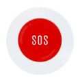 OUMERY 2X Tuya Smart ZigBee SOS Button Sensor Alarm Elderly Children Alarm Emergency Help Switch Tuya Smart Life Remote Control. 