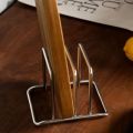 Durable Stainless Steel Cutting Board Holder Rustproof 2 Sectional Pot Lid Stand Space Saving Chopping Board Organizer. 