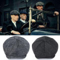 Beret French Beret Black Boy Retro Simple 【3C】 Baker Beret Ladies Men's Berets. 