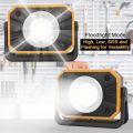 Rechargeable LED Work Light, Portable 10W COB Flood Work Light 1000 Lumens. 