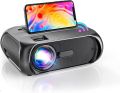 T7 Smart Wi-Fi Home Theater Projector – Full HD Support, Built-in YouTube, Screen Mirroring, HDMI/USB/AV. 