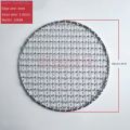 New Stainless Steel BBQ Grill Net No Foot Round Steam Mesh 20cm Grid Wire Net Hiking. 