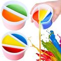 Split Cups for Paint Pouring,2 Pack Acrylic Paint Pouring Cup. 