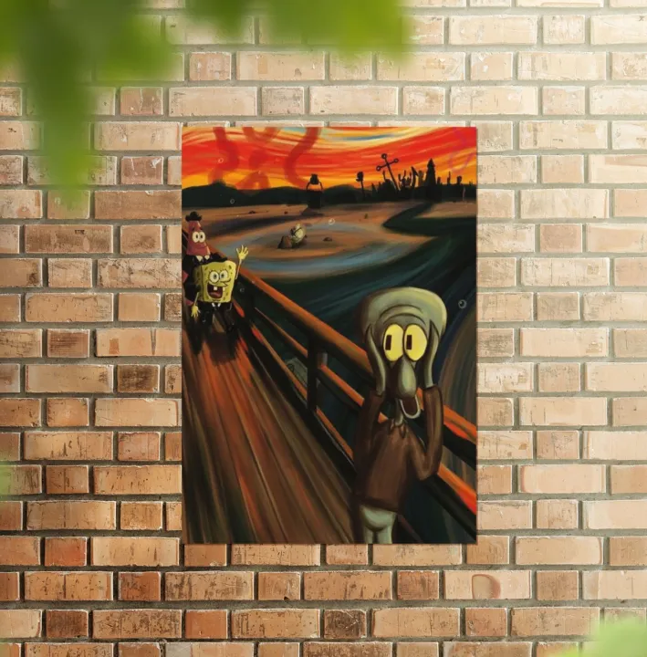 Spongebob%20Trippy%20Wall%20Poster%20%7CExclusive%20Release%20%7C%20Wall%20Posters%20to%20Decor%20your%20Room%20%7C%20A4%20Size%20%7C%20Wall%20Posters%20Collection%20-%20Image%202