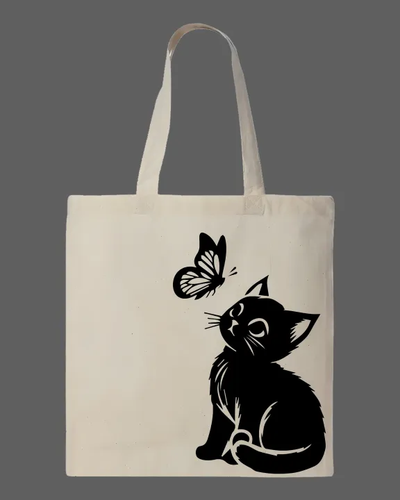 Cute%20Cat%20&%20Butterfly%20Printed%20Tote%20Bag%20%E2%80%93%20Minimalist%20Animal%20Design%20Printed%20Tote%20Bag%20%7C%20Black,%20White%20-%20Image%203