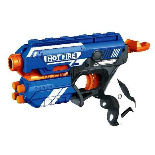 Storio Blaze Storm Hot Fire Soft Bullet Gun Toy with 10 Safe Soft Foam Bullets