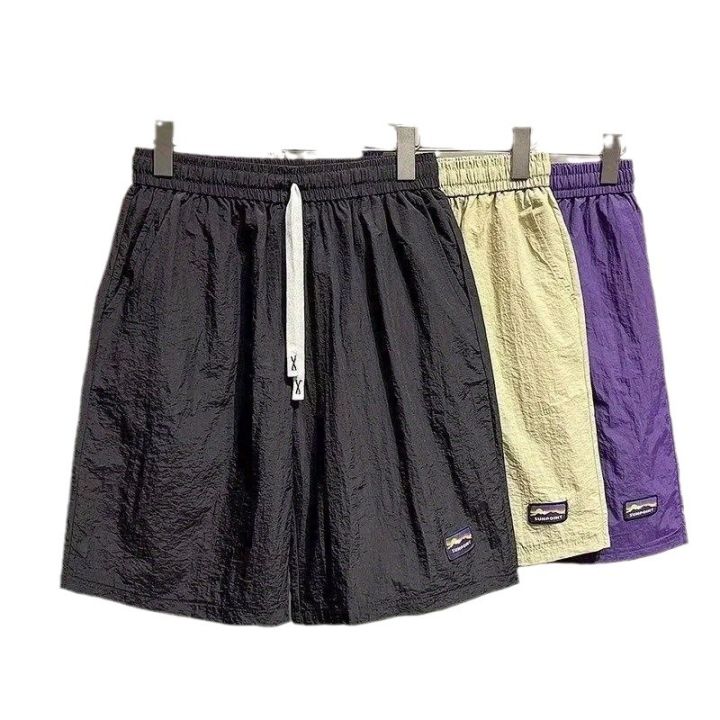 Hiking%20pants,%20American%20vintage%20over%20the%20knee%20sports%20shorts,%20men's%20and%20women's%20summer%20small,%20many%20pamine%20couples,%20wide-leg%20slacks%20-%20Image%205