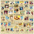25/50pcs One Piece Wanted Stickers for Scrapbook Journal Diary Laptops and Cellphone Cover. 