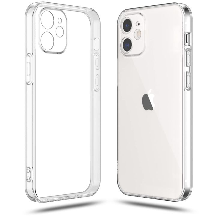 Shockproof Clear Phone Case For iPhone 12/12Mini/12 Pro/ 12 Pro Max, Transparent Protection Back Cover