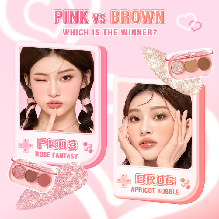 PINKFLASH%203%20Colors%20Glitter%20Eyeshadow%20Palette%20Waterproof%20Long-lasting%20Non-cakey%20High%20Pigment%20Eye%20Shadow%20Powder%20Makeup%20Cosmetics%20-%20Image%203