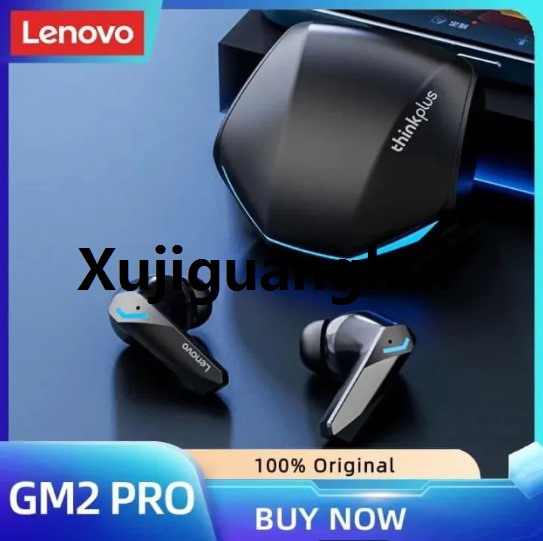 Xujiguanghui Lenovo GM2 Pro Wireless Earbuds | Touch Control | Bass Boost | 20AffordableH Playtime | Noise Cancelling | Fast Charging | Original Warranty