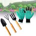 Garden Gloves And Gardening Tools Kits. 