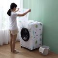 Washing Machine Double Layer Silver Grey Cover Waterproof 9 To 12 Kg. 