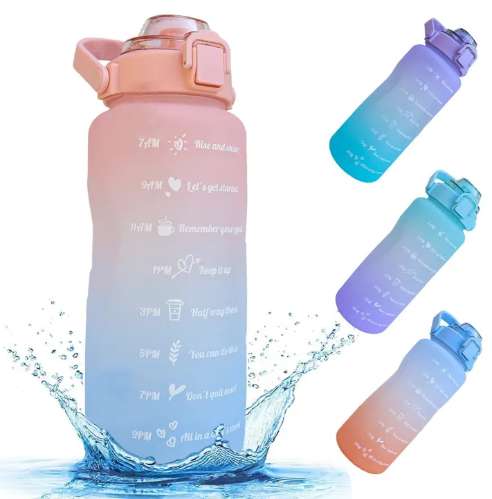 2%20Litre%20Plastic%20Water%20With%20Straw%20Time%20Markings%20Wide%20Mouth,Travel%20Bottle-%20Bpa%20Free%20(Multicolor)%20-%20Image%202