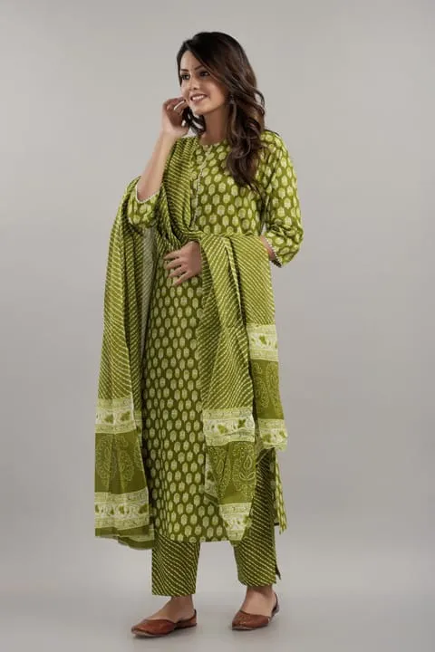 Fabdale%20Women%E2%80%99s%20Pure%20Cotton%20Printed%20Kurta%20Pant%20with%20Dupatta%20Set%20%7C%20Green%20Floral%20Ethnic%20Wear%20(DVST-017)%20-%20Image%205