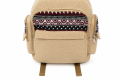 Handmade Himalayan Hemp & Cotton Backpack – Eco-Friendly Boho Daypack / Rucksack with 7 Pockets | Made in Nepal. 