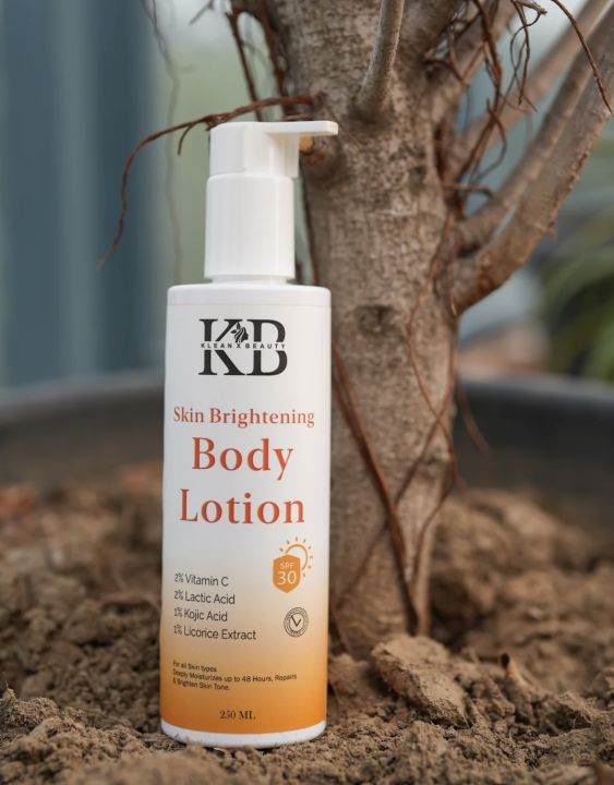 Klean X Beauty Skin Brightening Body lotion with spf