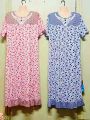 Women Printed Cotton Nightwear NightyWomens Nightwear Maxi - Fashion | Dresses For Women | Maxi Dress |. 