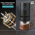 Electric Coffee Grinder Rechargeable & Portable | Adjustable grind Size | French , Drip , Moka , Espresso Size Coffee Grinder Electric By DOPPA Coffee®. 