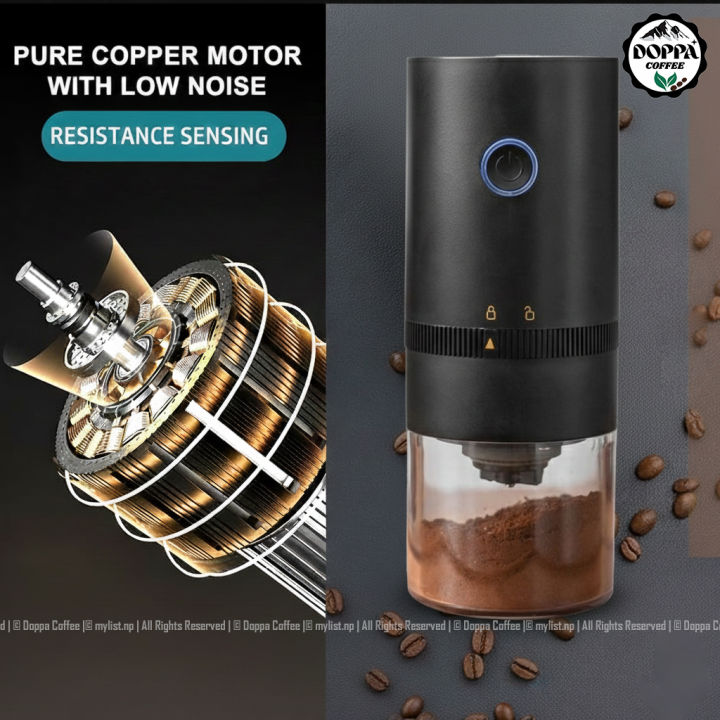 Electric%20Coffee%20Grinder%20Rechargeable%20&%20Portable%20%7C%20Adjustable%20grind%20Size%20%7C%20French%20,%20Drip%20,%20Moka%20,%20Espresso%20Size%20Coffee%20Grinder%20Electric%20By%20DOPPA%20Coffee%C2%AE%20-%20Image%207