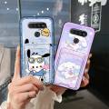 Dirt-resistant Graffiti Phone Case For LG K51/Reflect/L555DL Card sleeve Cover TPU Anti-dust Cute Card bag Waterproof. 