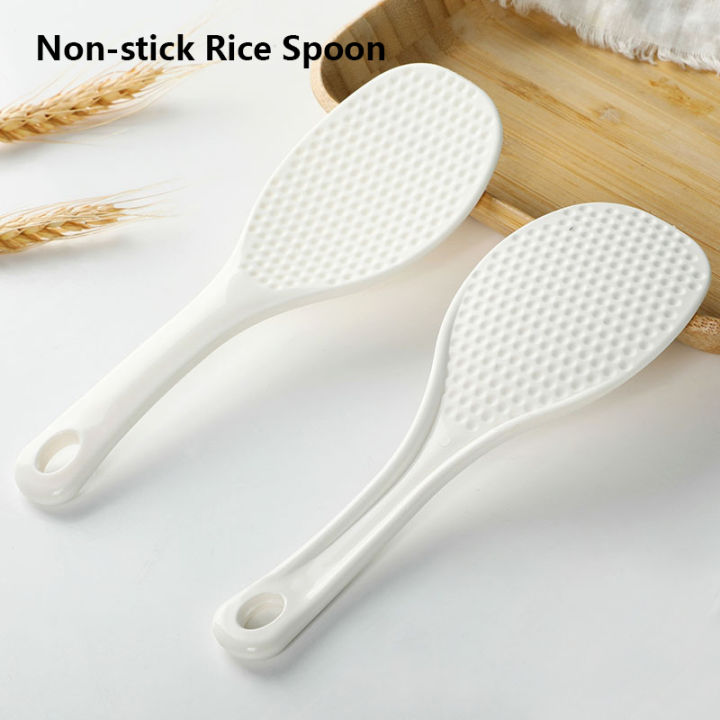 Stand Up Rice Rice Scoop Stand-up Non-stick Rice Spoon Plastic Rice Cooker Spoon PP ...