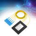 Fiber Optic Splitter Box SC/UPC 1/4 PLC Splitter ABS Housing Fiber Optical Splitter. 