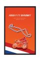 Assen TT Circuit Netherlands Motorsport Poster Art | Wall Frame. 