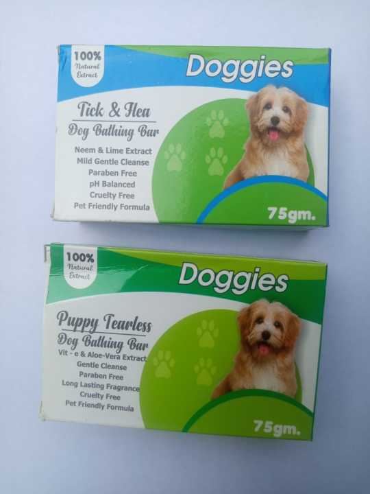 DOGGIES Dog Bathing Bar  Soap For Dog Pet 75gm