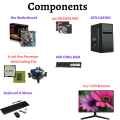 Assemble Desktop PC i3 3rd Generation 8GB RAM 256 GB SSD 18.5 Monitor Keyboard & Mouse. 