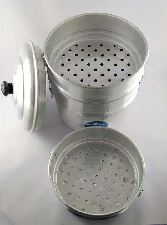 Timla%209%20Inch%203%20Steps%20Tiers%20Aluminium%20Momo%20Steamer%20Pot%20-%20Image%202