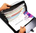 A4 Organ Bag, Multi-Layer Folder, Large-Capacity Organizer Bag for Portable Information, Contract Document Bag for Classrooms, Homes, Offices. 